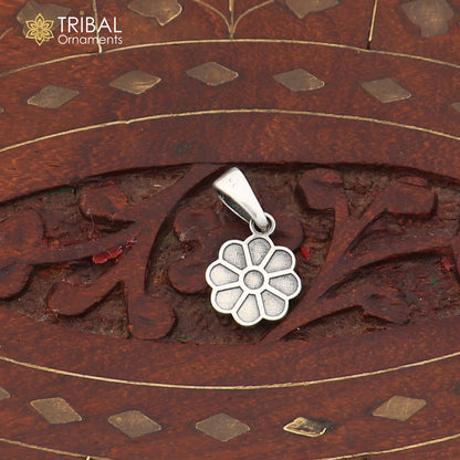 925 sterling silver flower design Pendant stylish unisex jewelry nsp1134