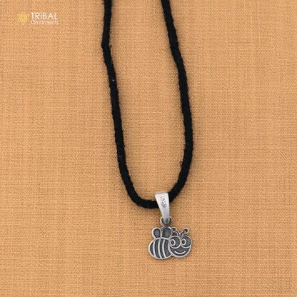 925 sterling silver bee charm Pendant stylish unisex jewelry nsp1136