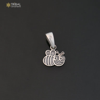 925 sterling silver bee charm Pendant stylish unisex jewelry nsp1136