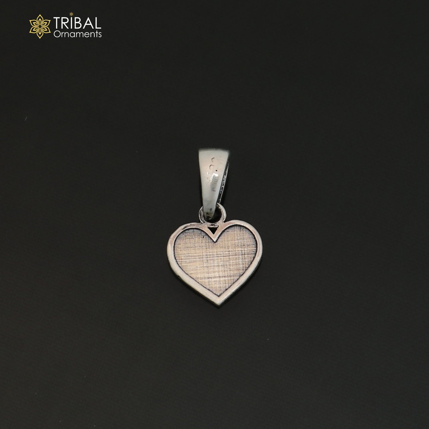 925 sterling silver heart design Pendant stylish unisex  jewelry nsp1137