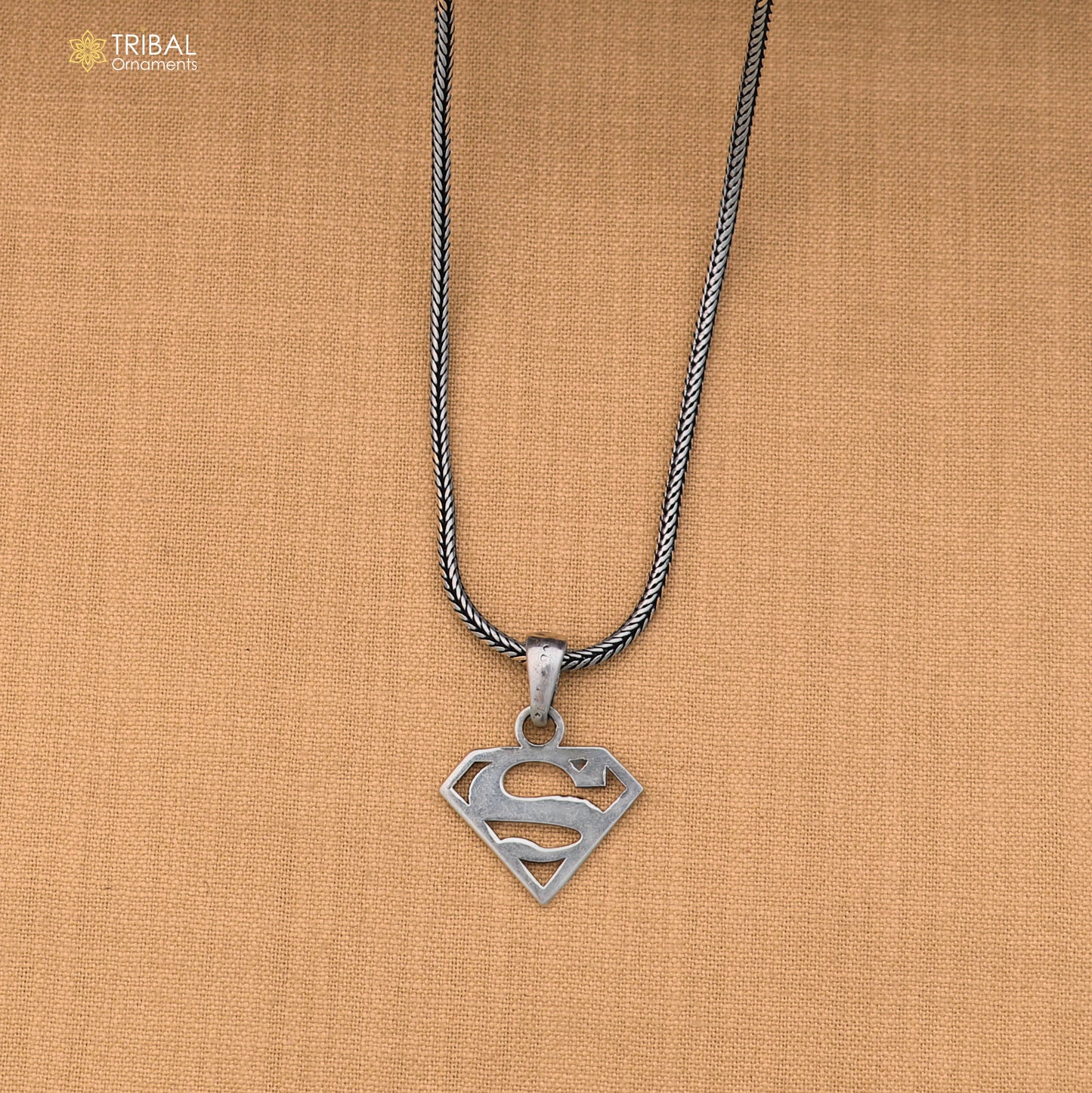 925 sterling silver superman Pendant stylish unisex jewelry nsp1138