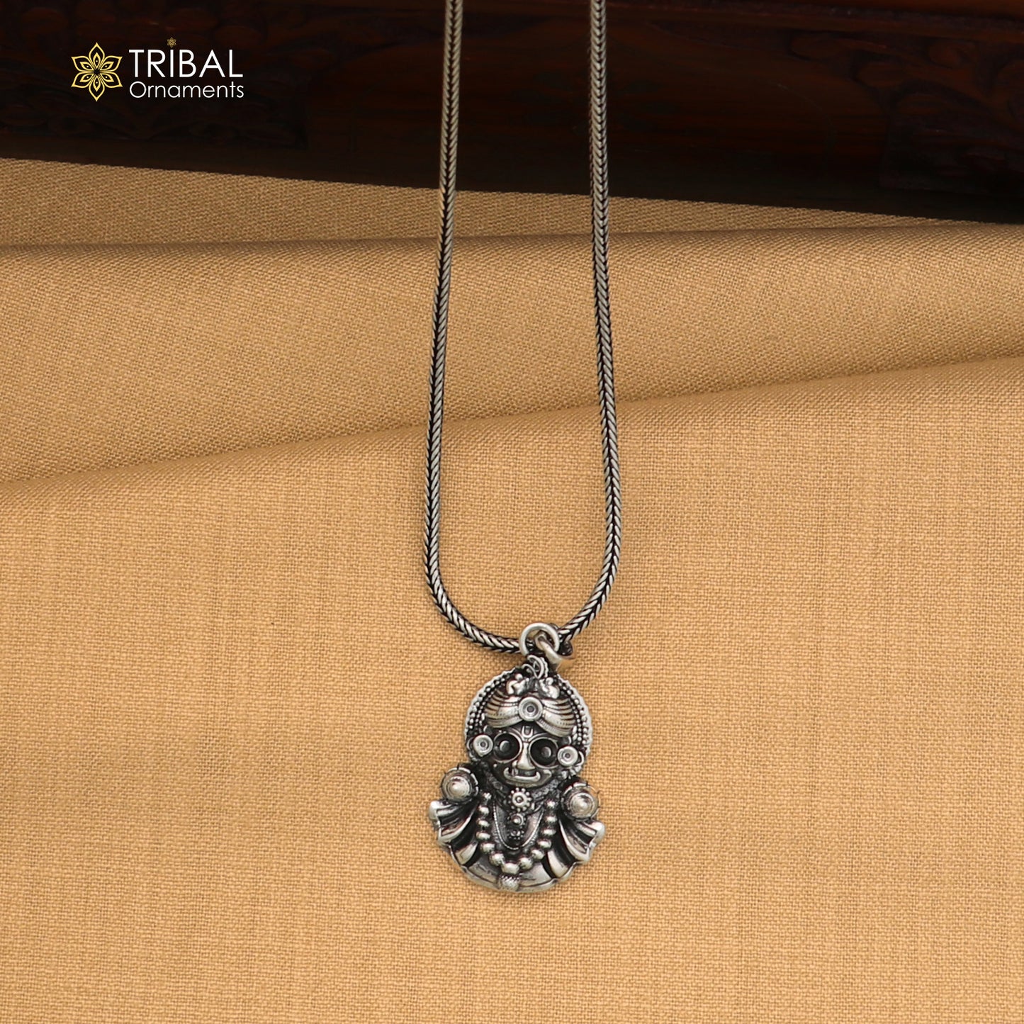 925 sterling silver Idol Shree Jagannath  Pendant stylish unisex jewelry nsp1139