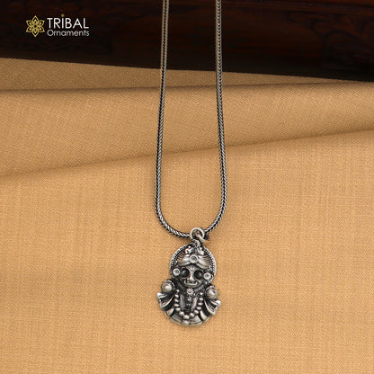 925 sterling silver Idol Shree Jagannath  Pendant stylish unisex jewelry nsp1139