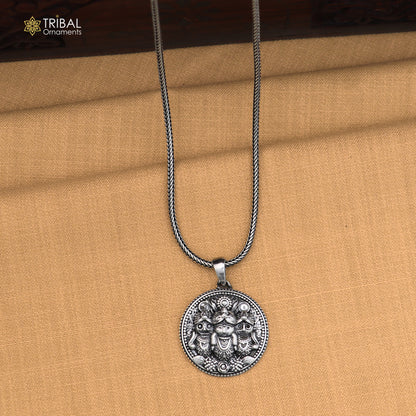 925 sterling silver Idol Shree Jagannath Pendant with chain stylish unisex jewelry nsp1140