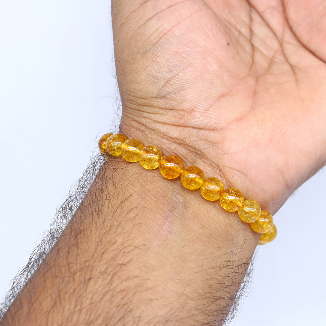 Brighten your day with our Citrine Crystal Bracelet stnbr108 - TRIBAL ORNAMENTS