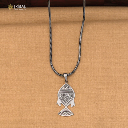 925 sterling silver dolphin design pendant with chain stylish unisex jewelry nsp1152