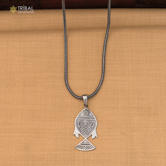 925 sterling silver dolphin design pendant with chain stylish unisex jewelry nsp1152