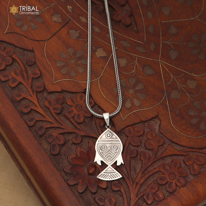 925 sterling silver dolphin design pendant with chain stylish unisex jewelry nsp1152