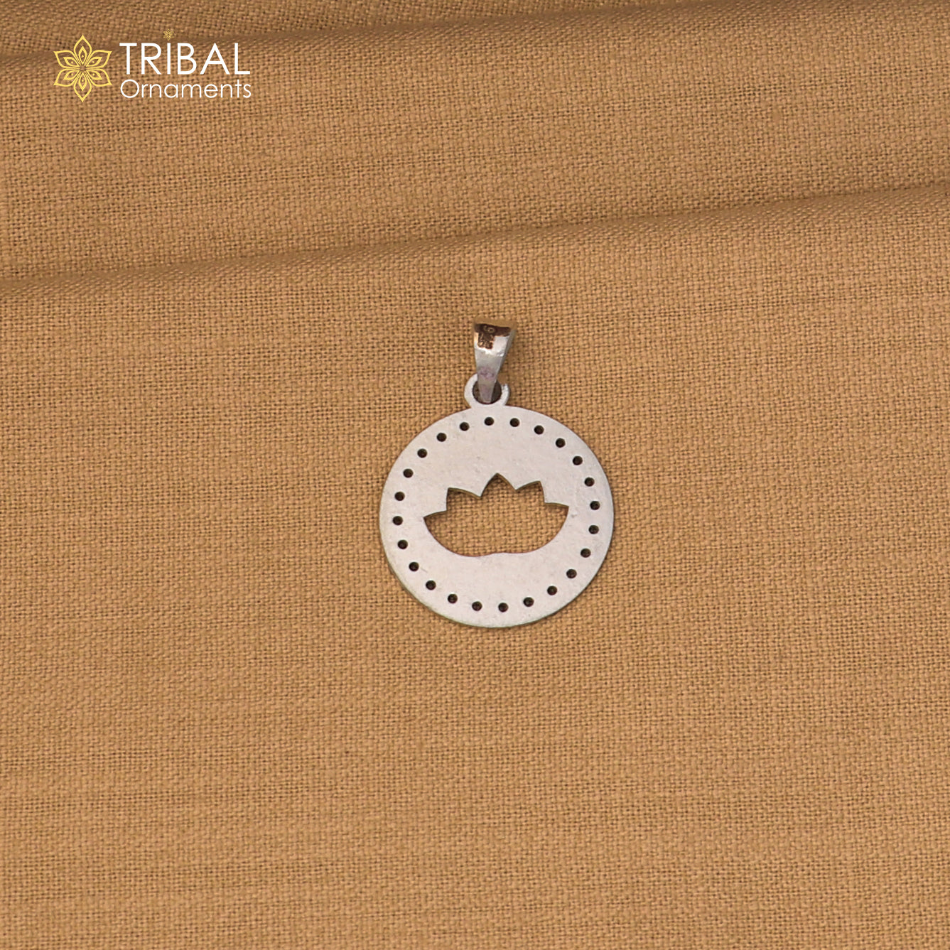 925 sterling silver round shape stylish pendant with chain stylish unisex jewelry nsp1156