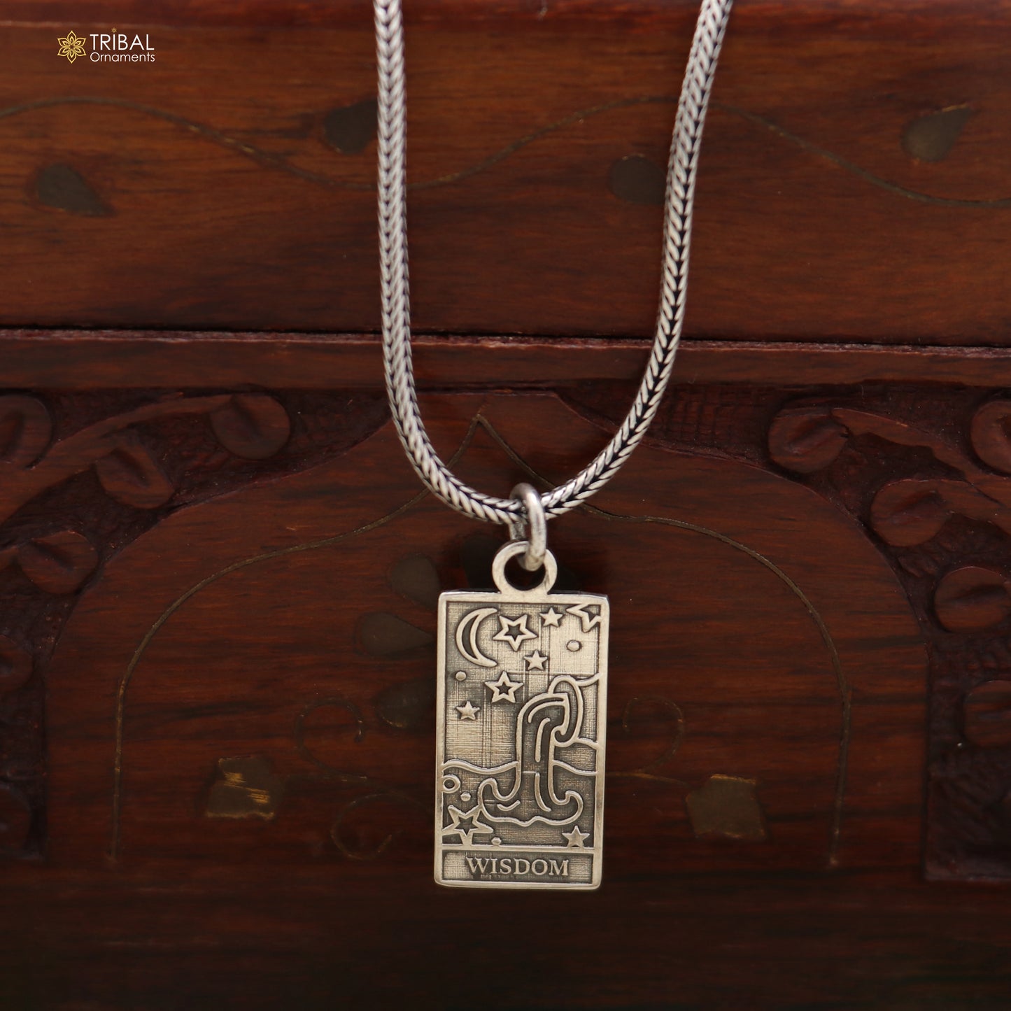 925 sterling silver Tarot cards, astrology zodiac sign pendant with chain unisex jewelry nsp1168