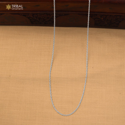 925 Sterling silver cuban link chain Women Stylish Sunglass Eyeglass Cord mask chain ch656