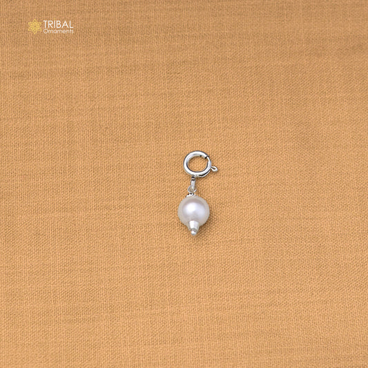 925 sterling silver pearl hanging pendant stylish jewelry nsp1183