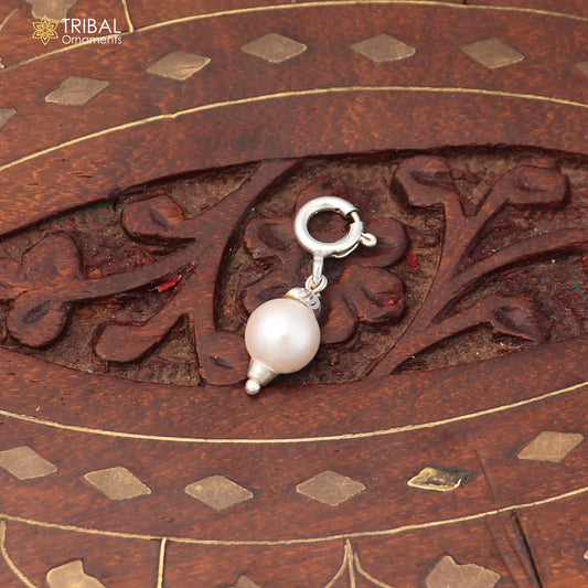 925 sterling silver pearl hanging pendant stylish jewelry nsp1183