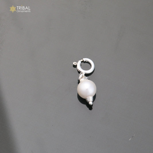 925 sterling silver pearl hanging pendant stylish jewelry nsp1183