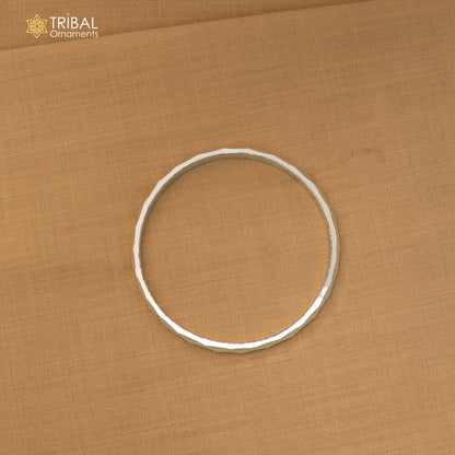 925 Sterling silver customized stylish bangle kada tribal jewelry nsk970