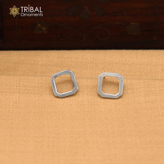 925 sterling silver stylish stud earring best unisex jewelry er298