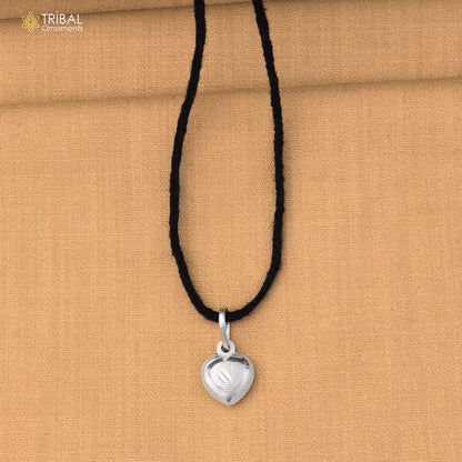 925 sterling silver heart design Pendant stylish unisex jewelry nsp1146