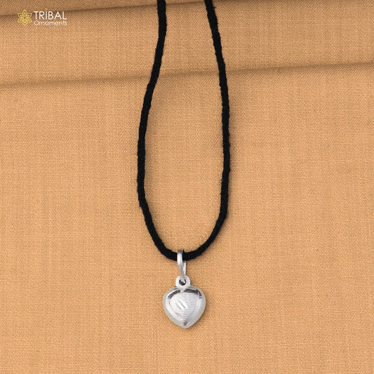 925 sterling silver heart design Pendant stylish unisex jewelry nsp1146