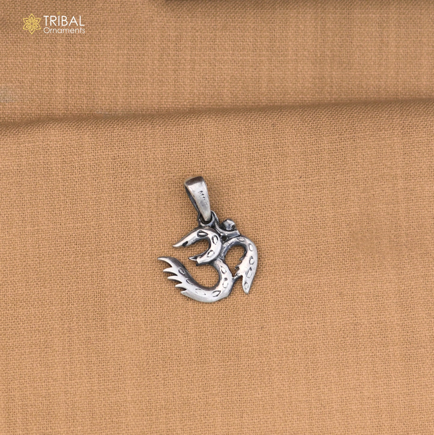 925 sterling silver Shiva mantra Om design pendant unisex jewelry nsp1179
