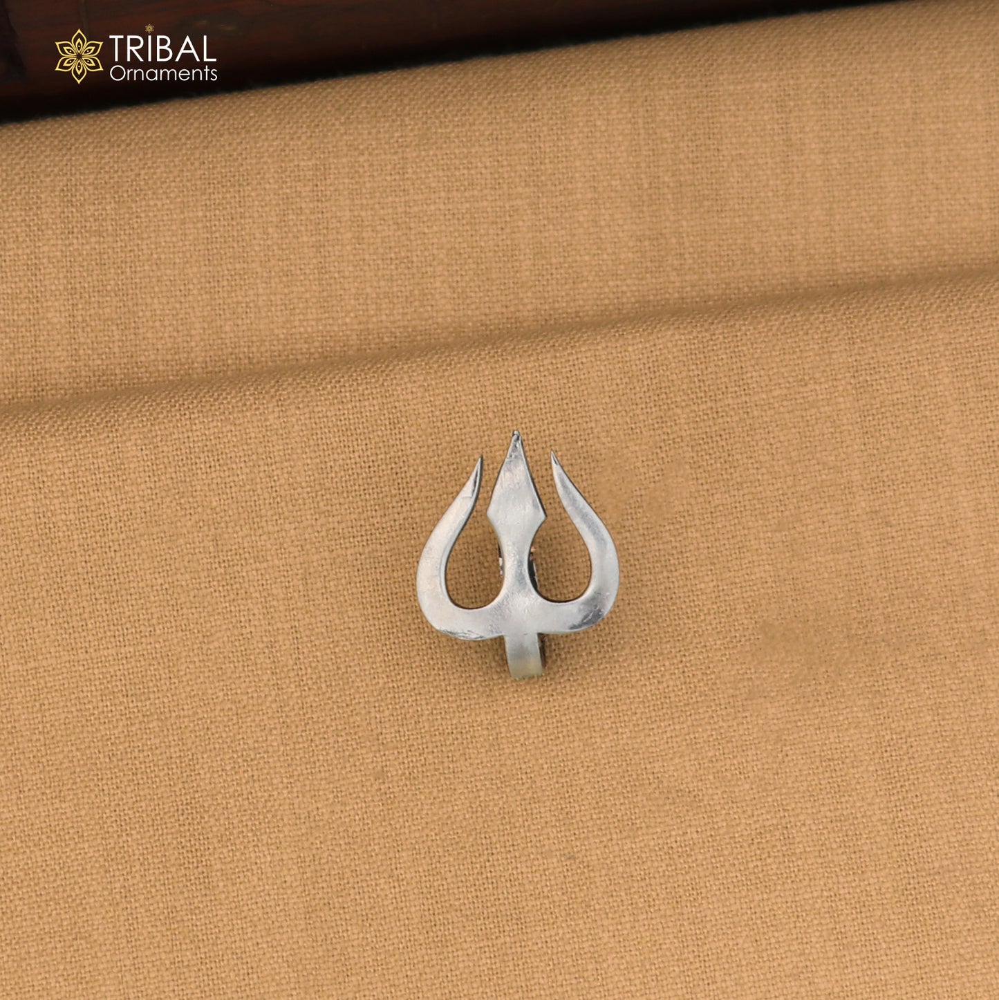925 sterling silver vintage shiva trident design nose pin ethnic tribal jewelry np135