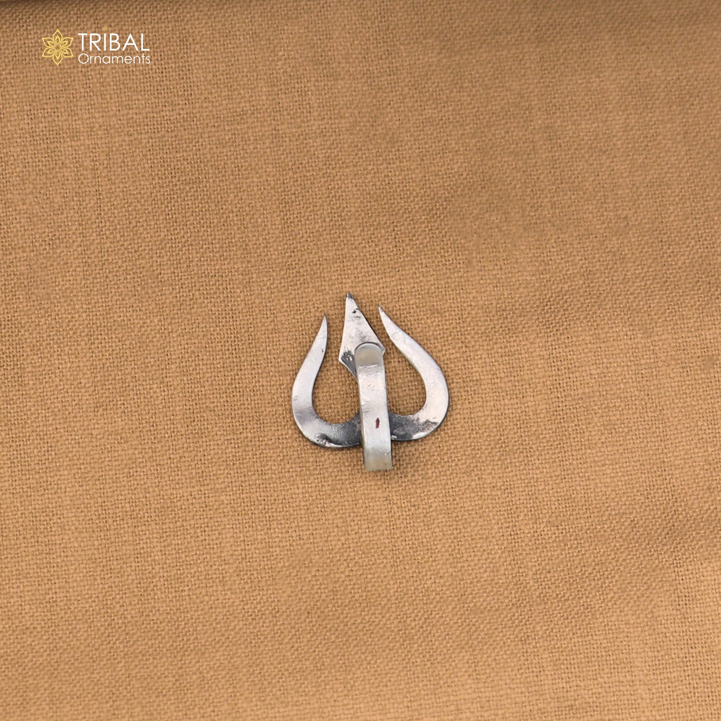 925 sterling silver vintage shiva trident design nose pin ethnic tribal jewelry np135