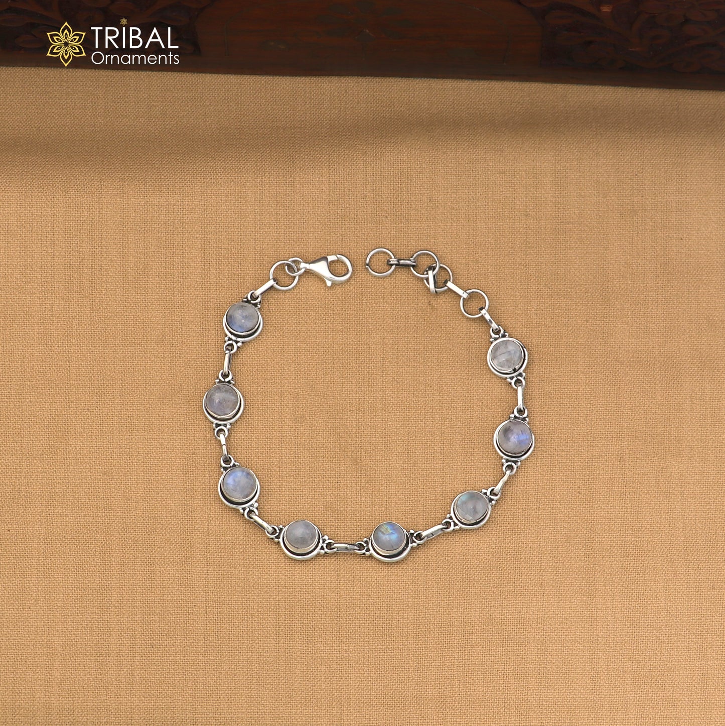 925 sterling silver multi color stone stylish bracelet unisex jewelry sbr773