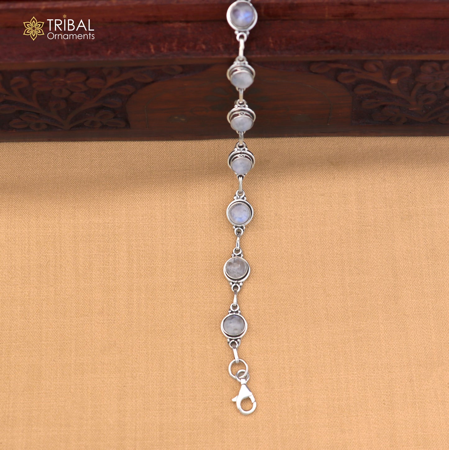925 sterling silver multi color stone stylish bracelet unisex jewelry sbr773