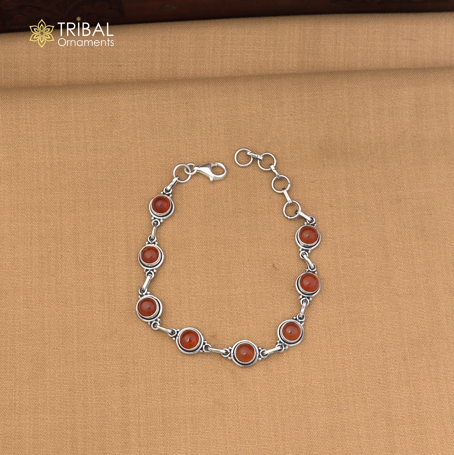 925 sterling silver multi color stone stylish bracelet unisex jewelry sbr773