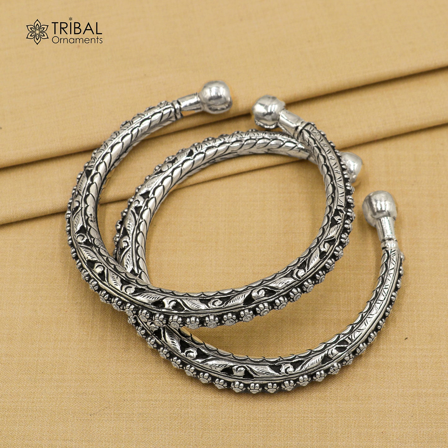 925 sterling silver vintage ethnic  chitai work customized foot ankle kada bracelet jewelry nsfk148