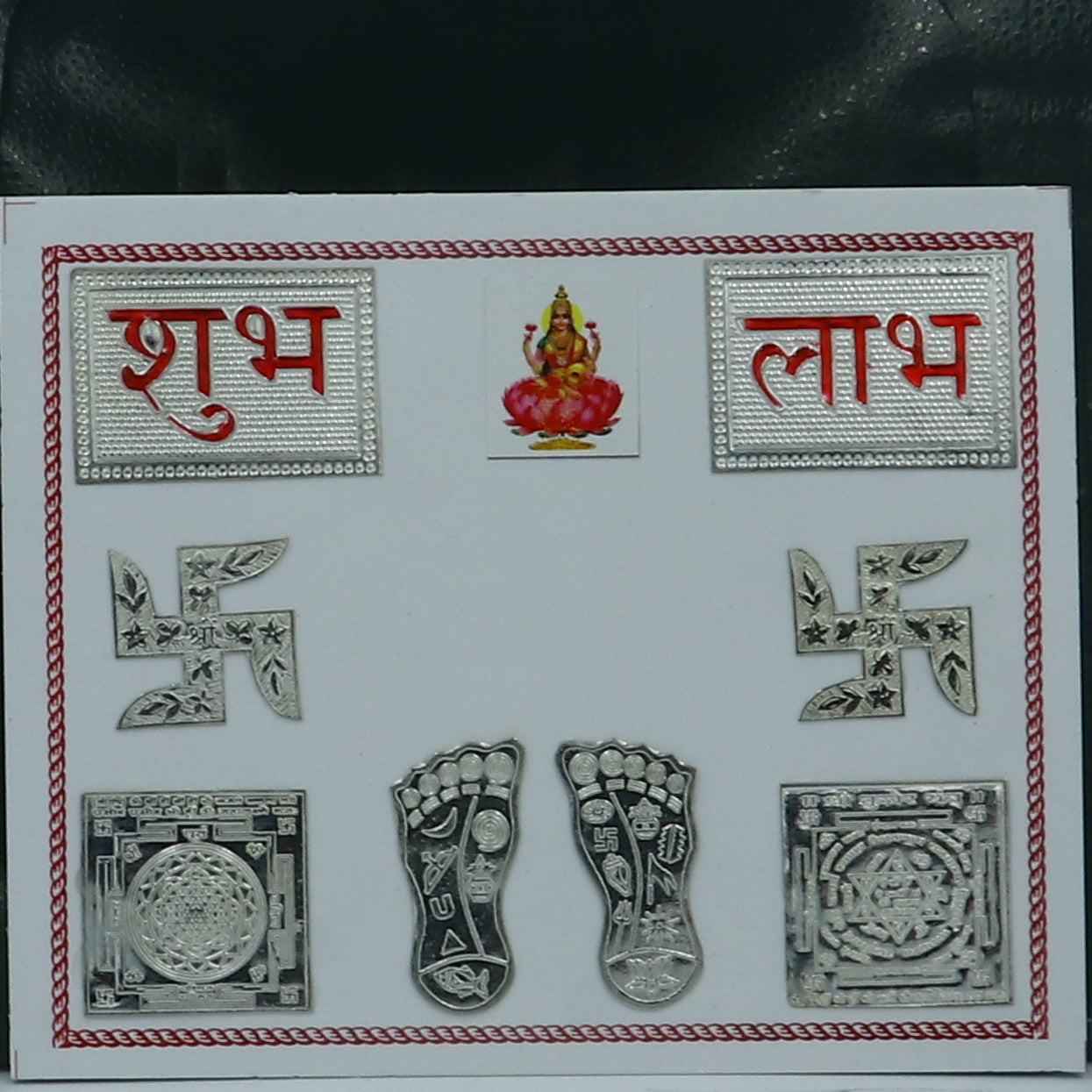 925 sterling silver combo diwali pooja set su1323 - TRIBAL ORNAMENTS