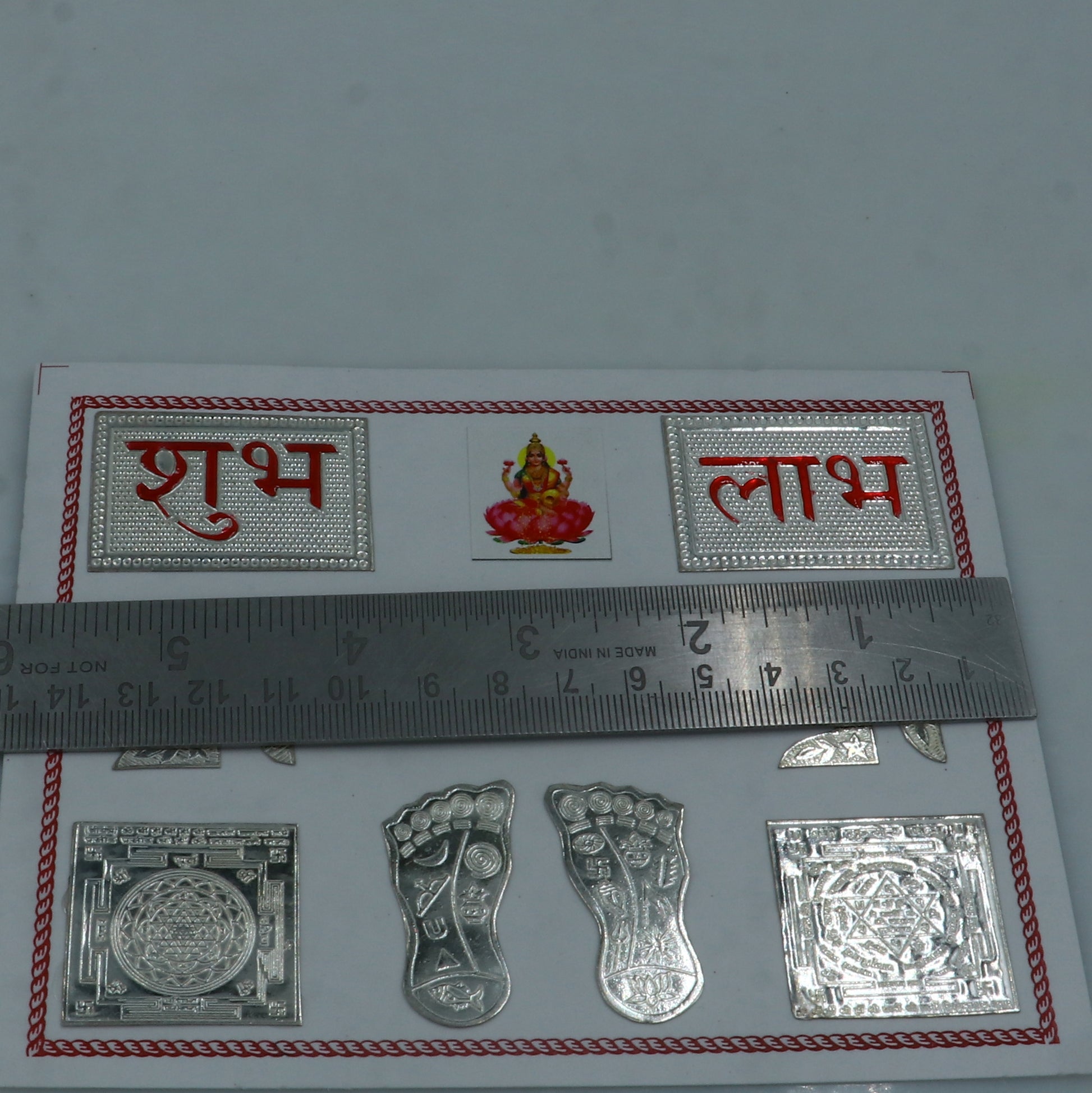 925 sterling silver combo diwali pooja set su1323 - TRIBAL ORNAMENTS