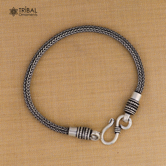 925 sterling silver wheat chain bracelet stylish silver jewelry unisex bracelet sbr787