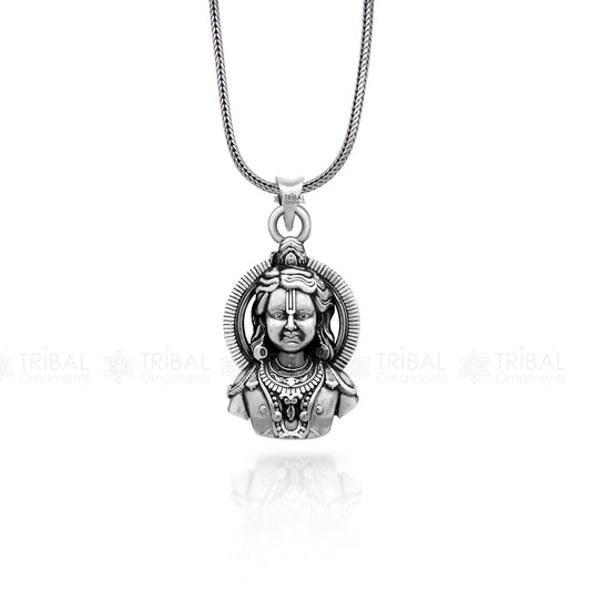 925 sterling silver lord Rama pendant, Ram lalla pendant nsp788