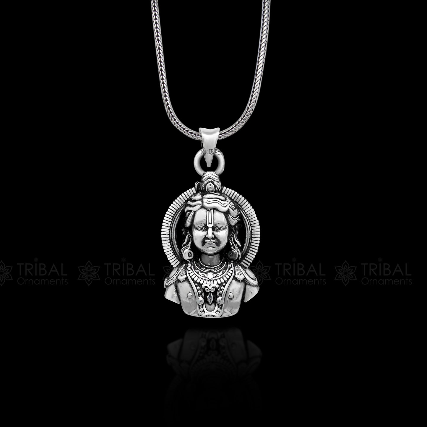 925 sterling silver lord Rama pendant, Ram lalla pendant nsp788