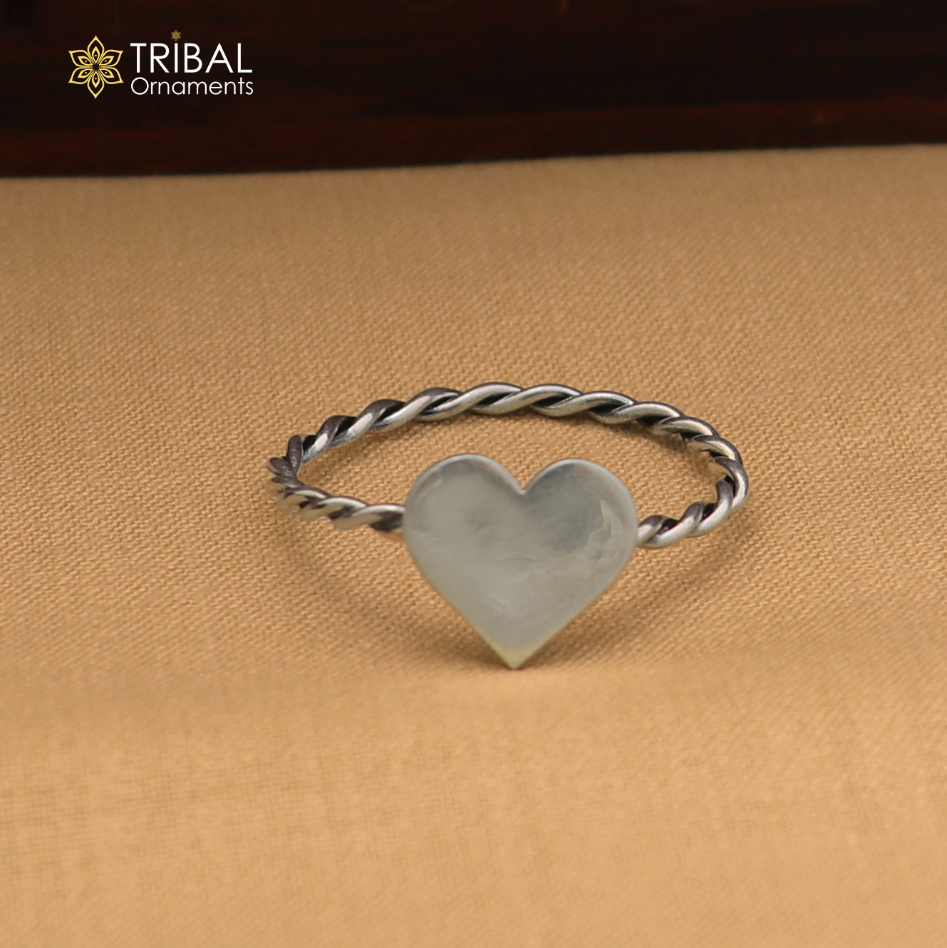 925 Sterling silver heart shape design thumb ring / ring unisex jewelry sr830