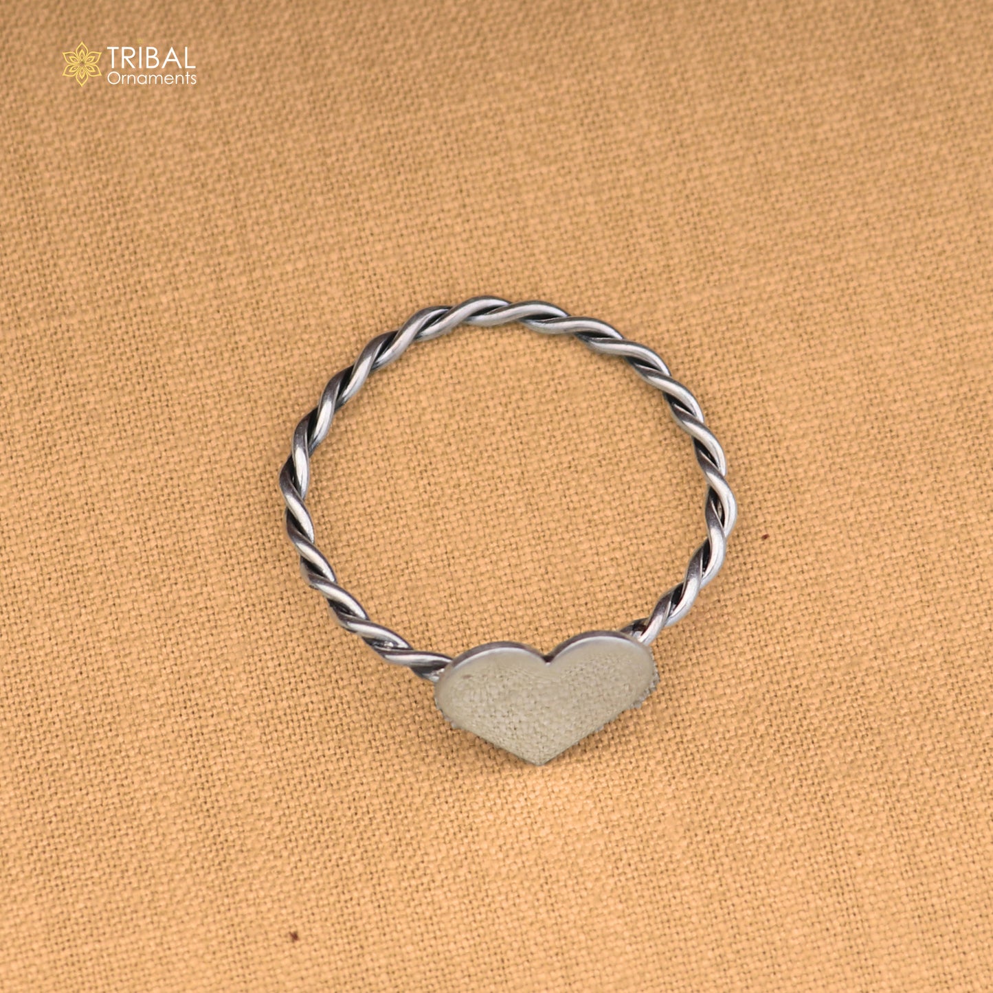 925 Sterling silver heart shape design thumb ring / ring unisex jewelry sr830