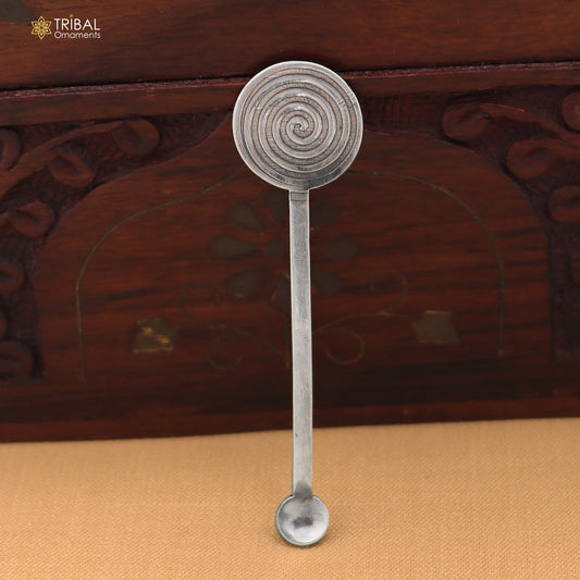 925 sterling silver new born baby Annaprashan ceremony Honey stick su1398
