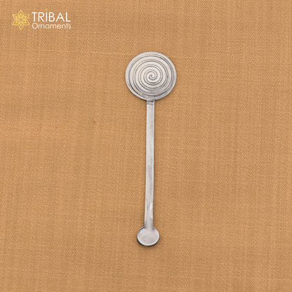925 sterling silver new born baby Annaprashan ceremony Honey stick su1398