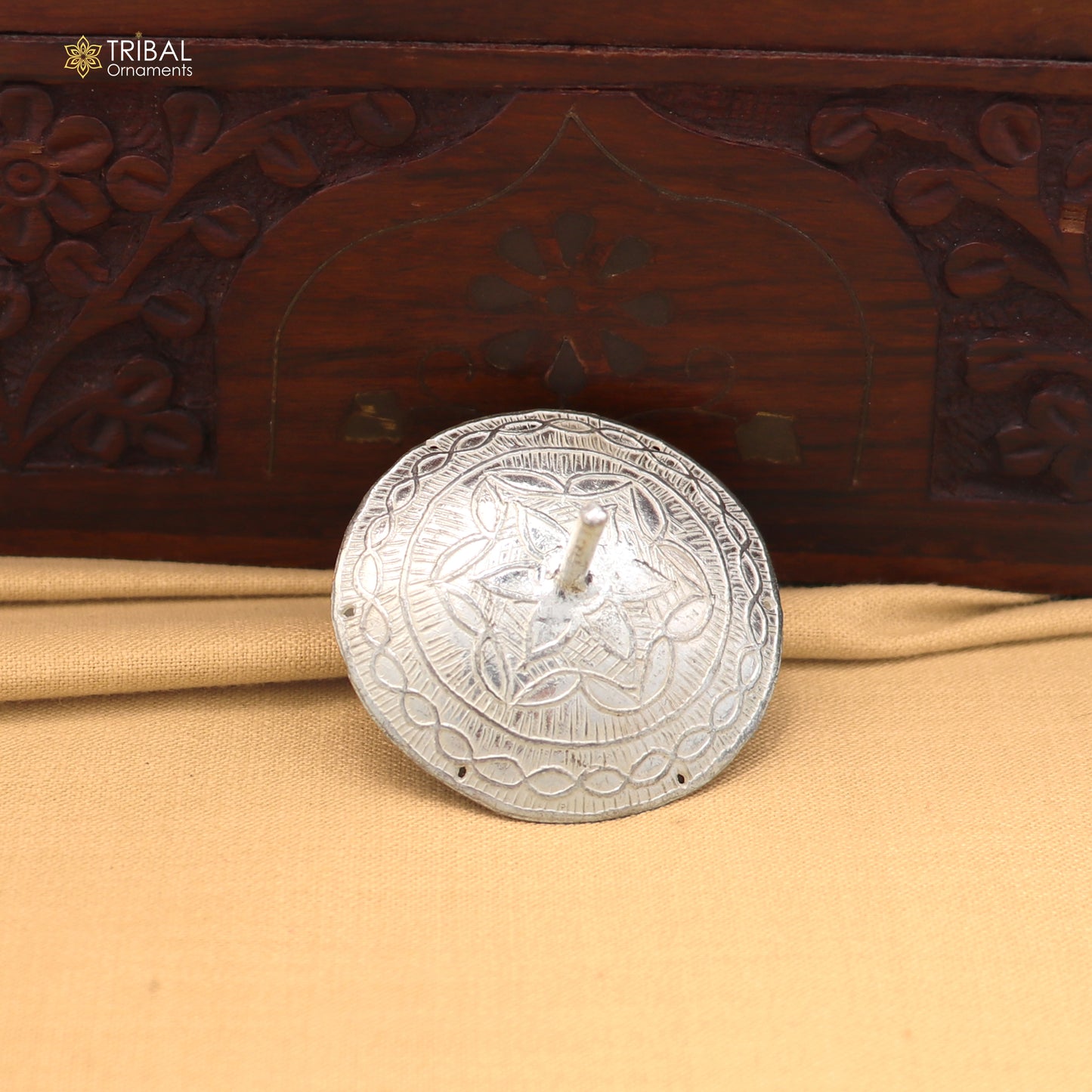 925 sterling silver Firki or Lattu toy for your baby Krishna idols article art881