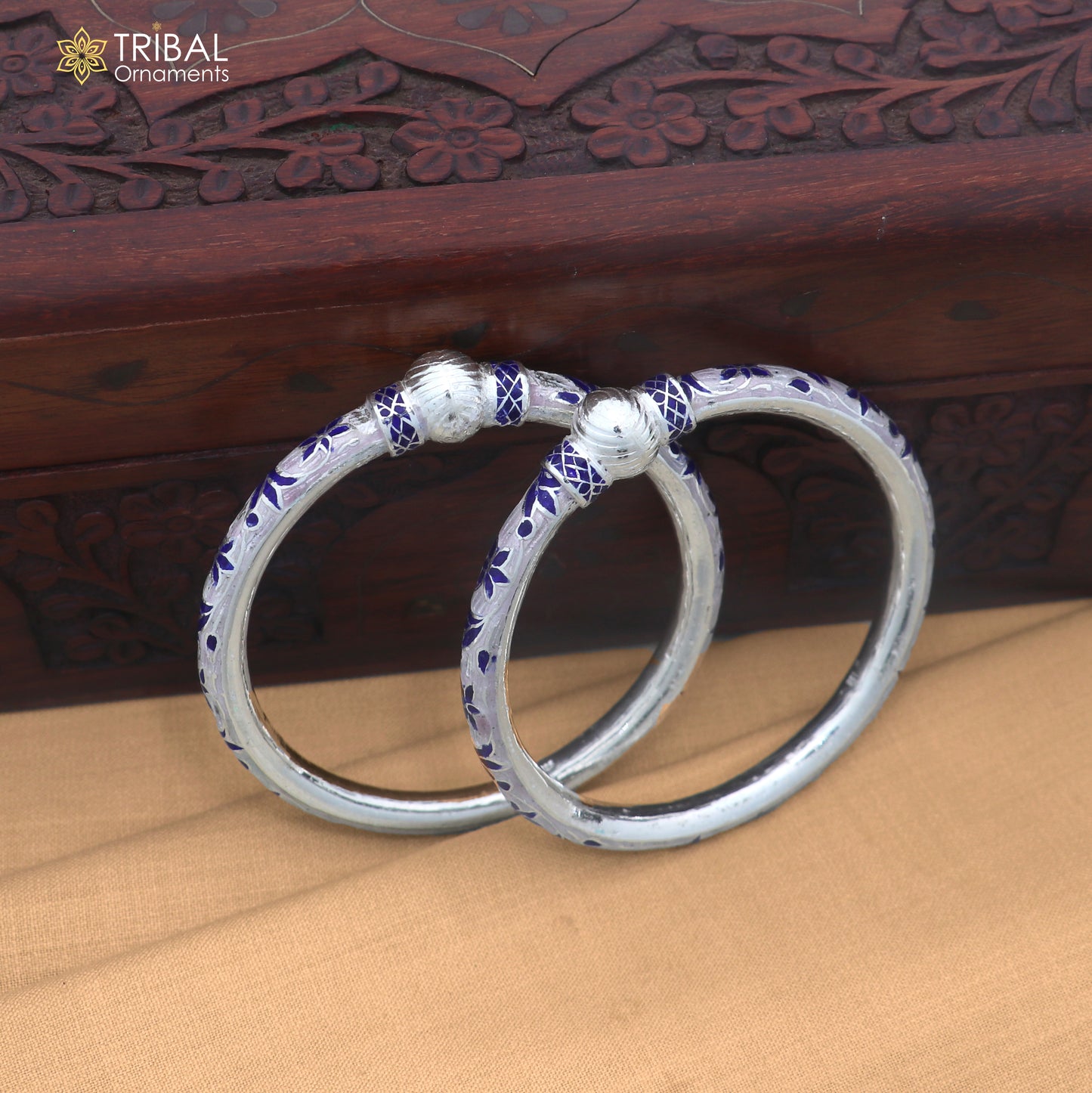 925 sterling silver ball design multi color enamel bangles bracelet brides jewelry ba470