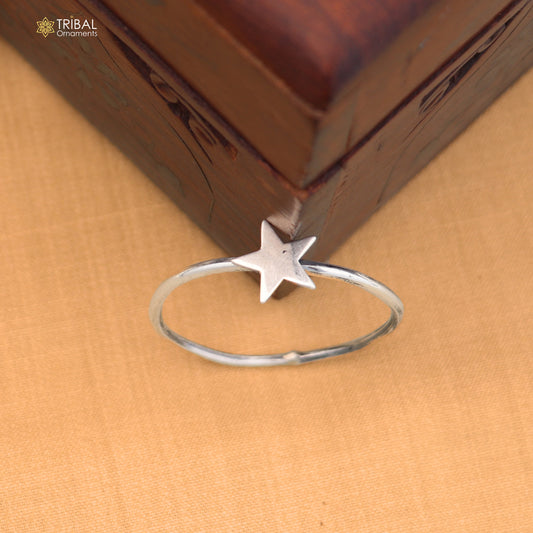 925 Sterling silver star design baby bangle kada ,kids jewelry bbk223