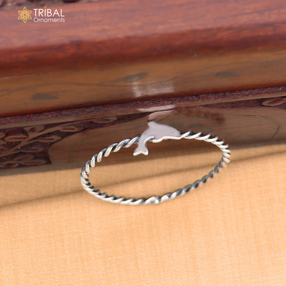 925 Sterling silver Dolphin design baby bangle kada ,kids jewelry bbk225