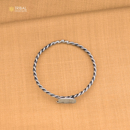 925 Sterling silver baby elephant design baby bangle kada ,kids jewelry bbk226