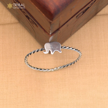 925 Sterling silver baby elephant design baby bangle kada ,kids jewelry bbk226