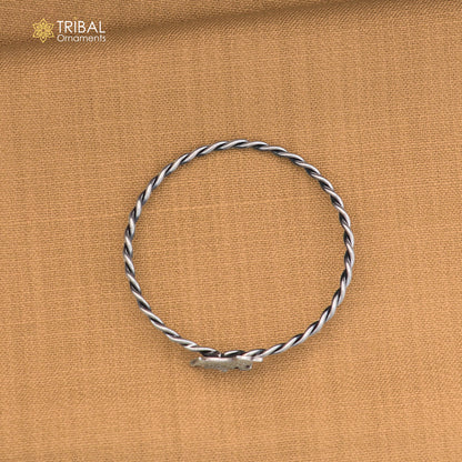 925 Sterling silver dog design baby bangle kada ,kids jewelry bbk228