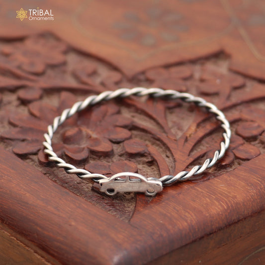 925 Sterling silver car design baby bangle kada ,kids jewelry bbk229
