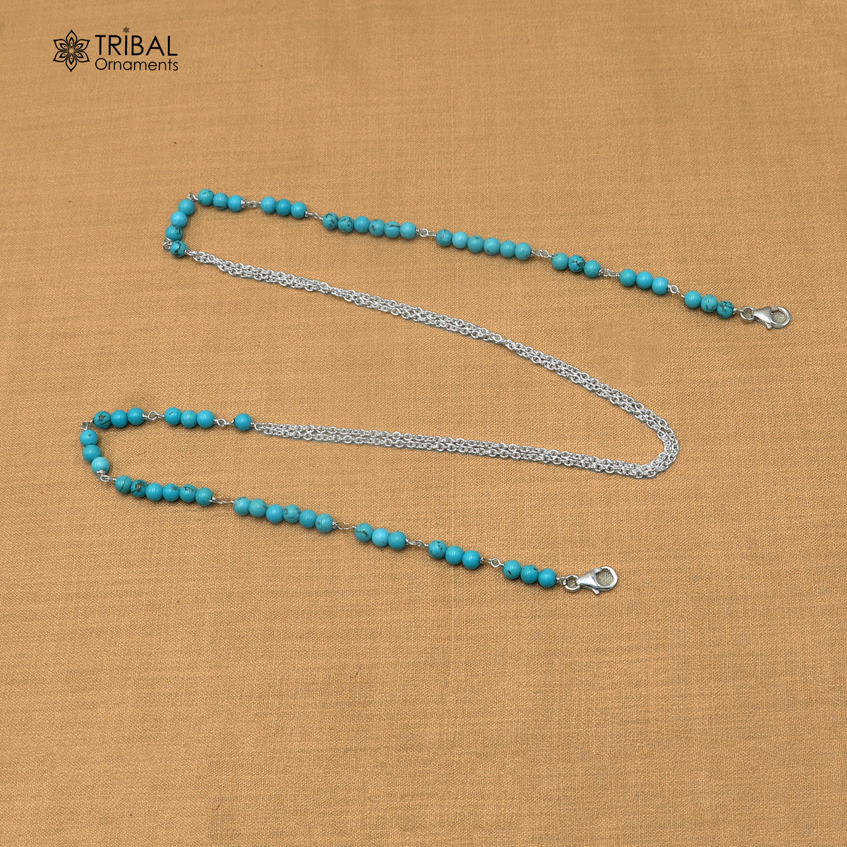925 sterling silver turquoise stone cuban link chain Women Stylish Sunglass Eyeglass Cord mask chain ch659