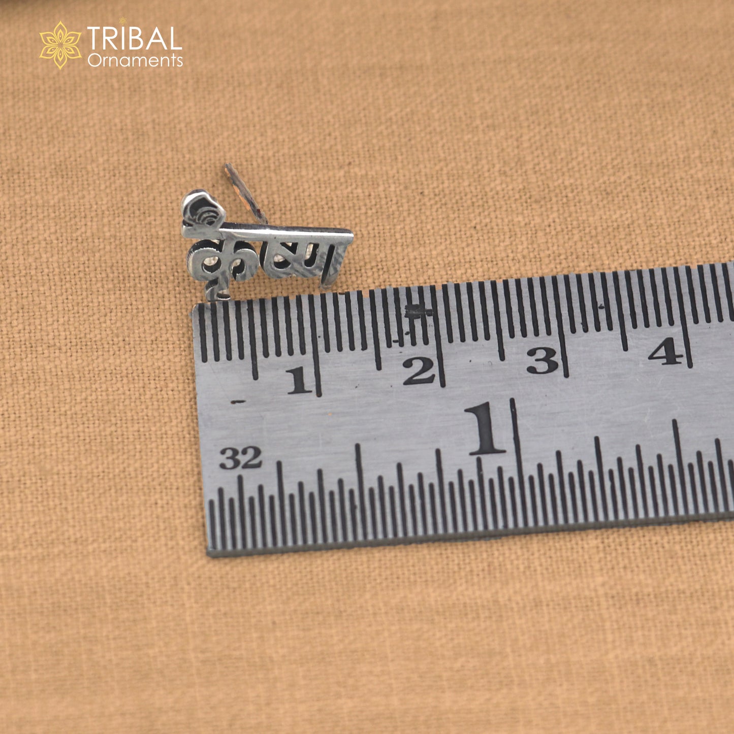 925 silver Lord Krishna stud earrings unisex jewelry er348