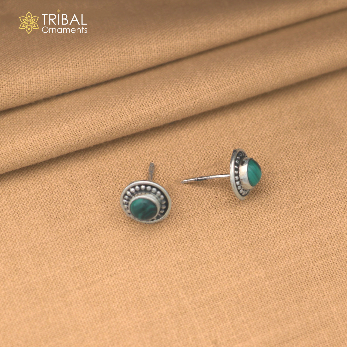 925 sterling silver turquoise stone stud earring best jewelry er403