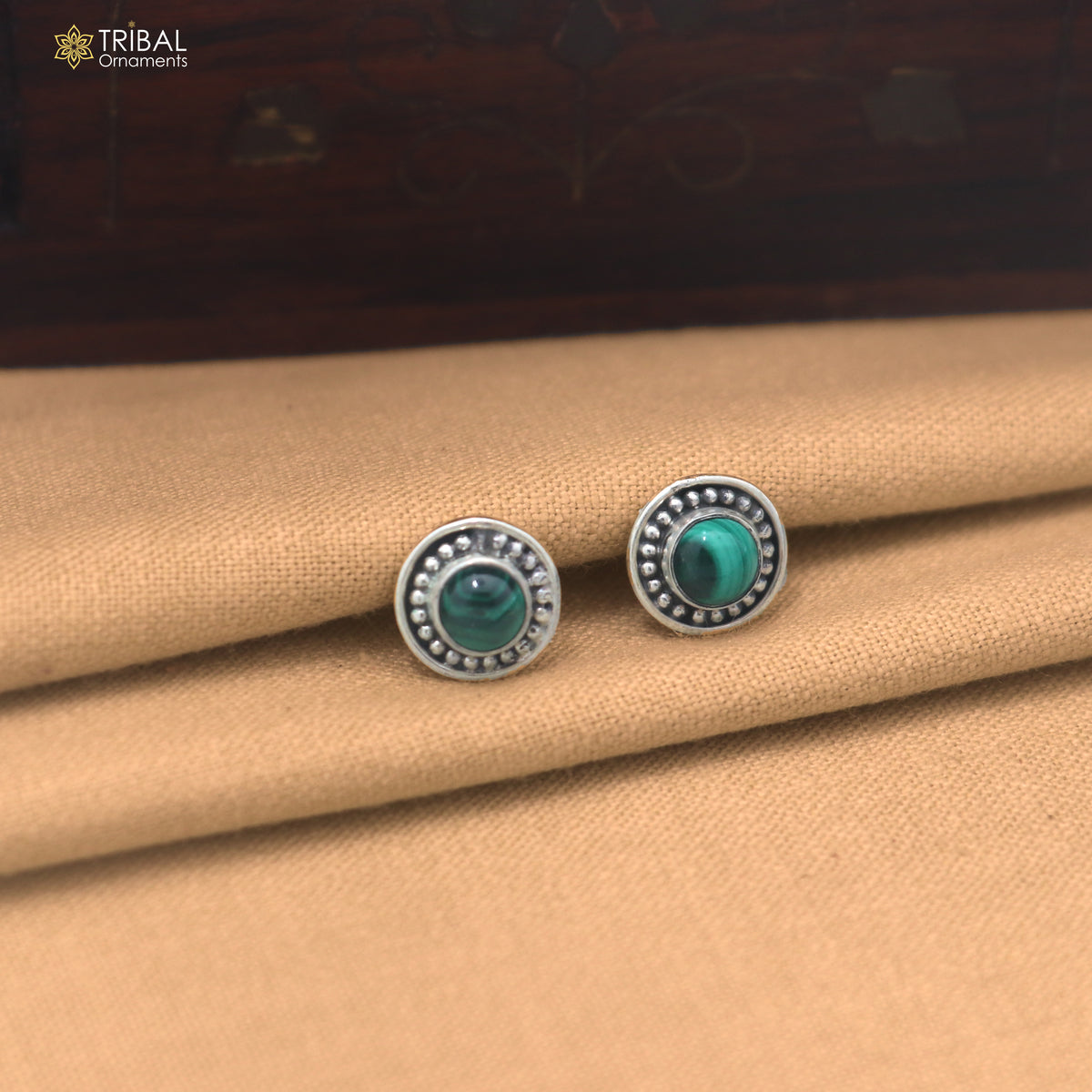 925 sterling silver turquoise stone stud earring best jewelry er403